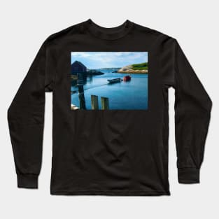 Summer day on Peggy’s Cove, Nova Scotia Long Sleeve T-Shirt